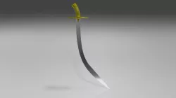 Romanian sword kilij 3D model
