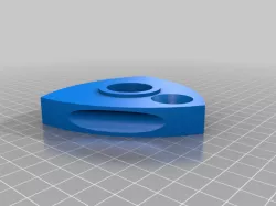 Rotary Engine Geared Rotor Keychain