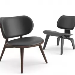 Scandinavian Lounge Chairs by Mater and Vitra  3D model