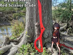 Scissorblade (Purple & Red) - Kill La Kill - Cosplay Prop