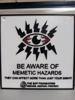 SCP - Memetic Hazard Sign