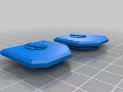 Sicaran Tank Sponson Inserts, Iron Hands