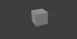 Simple Solid Cube Low-poly 3D model