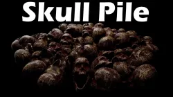 Skull Pile Low-poly 3D model