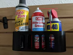 Slatwall Spray Can Holder