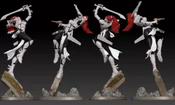 Space elf Banshee 3D model