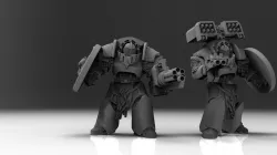 Space Puppies - Long Claw Battle Leaders