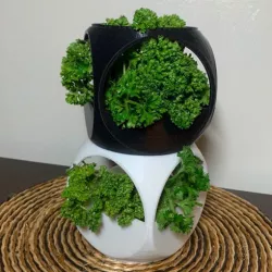 STACKABLE MINIMALIST PLANT POT 3D model