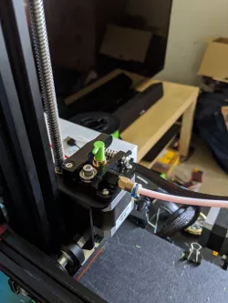 Stepper Motor Rotation Indicator (Arrow) / Ender 3 Extruder Gear Cap
