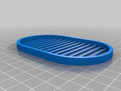 STL Simple Customized Soap Dish