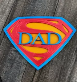 Superman Superdad Wall Hang
