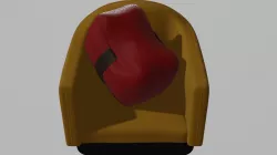 The Milo armchair 3D model