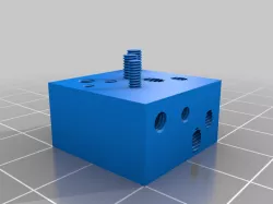 Thread Cube SLA test piece M3 M2.5 M2
