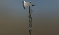 Tomahawk Tactical Axe game asset PBR LP VR AR  Low-poly 3D model