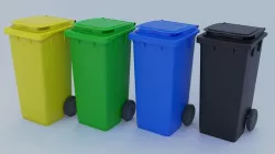 Trash bin 3D model