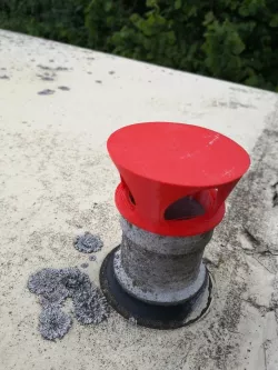 Truma caravan roof cap / Truma Heizungsrohr Kappe
