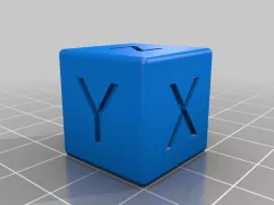 Turkish Flag calibration cube
