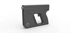 Violets Machine gun from the movie Ultraviolet 2006 3D model