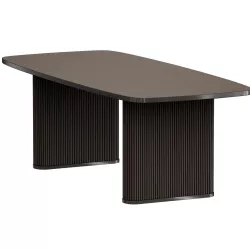 Walton Ribbed Leg Dining Table Crate and Barrel 3D model