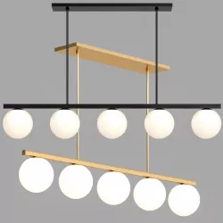 West Elm - Hayes Linear Chandelier 3D model