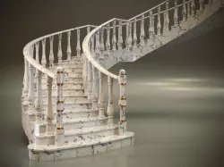 WINDING STAIRCASE 3D model