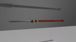 Yari - ninja weapon Low-poly 3D model