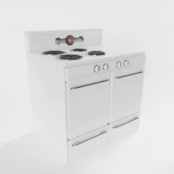 1950s Stove 3D model