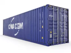40 feet CMA-CGM High Cube shipping container 3D model