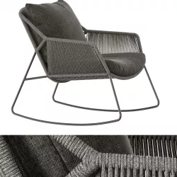 4so accor lounge rocking chair 3D model