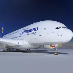 A380 Lufthansa 3D model