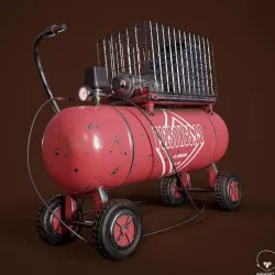 Air Compressor 3D model