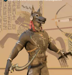 Anubis 3D model