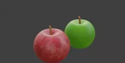 Apple Fruits 3D model