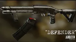 Arbiter Defender  Pump Shotgun Low-poly 3D model