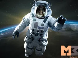 Astronaut Low-poly 3D model