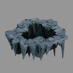 Asura Heaven-Meteorite Cave 3D model