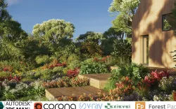 Australian Plant Collection - Include GrowFX and Mesh file  3D model