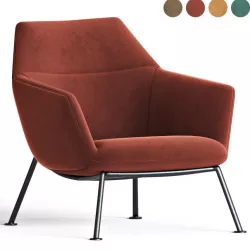 Avante Armchair Soft Mocha 3D model