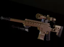 Ballista bo2 sniper  Low-poly 3D model