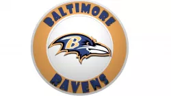 Baltimore Ravens logo 3D model