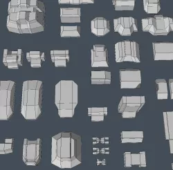 basic shapes set 06 3D model