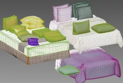 bedding starters 3D model