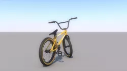 Bike Cycle Low-poly 3D model