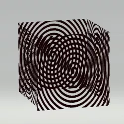 Black Spiral Box 3D model
