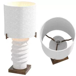 Blackman cruz RIBBED TABLE LAMP 3D model