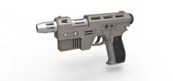 Blaster Pistol Glie-44 from the movie Star Wars The Last Jedi 3D model
