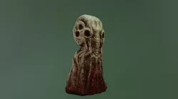 Bloody Cthulhu Idol Low-poly 3D model