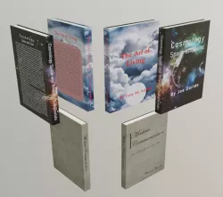 Book 3D model Low-poly 3D model