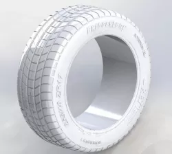 bridgestone RE71 tires 3D model