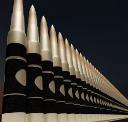 Bullets Low-poly 3D model